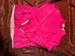 Discovery Jacket Girls XL 14-16 Pink Fleece Lined Insulated Zip Pockets Warm